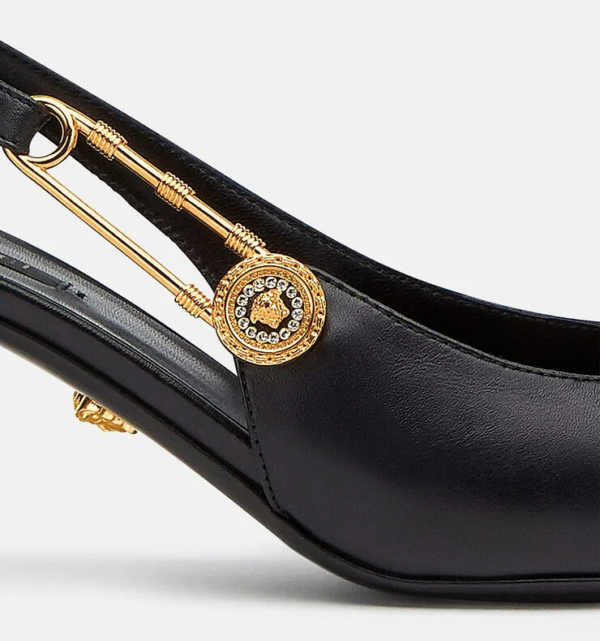Giày Versace Safety Mid-Heel Pumps DST208H-DVT2P-D41OH - Ảnh 4