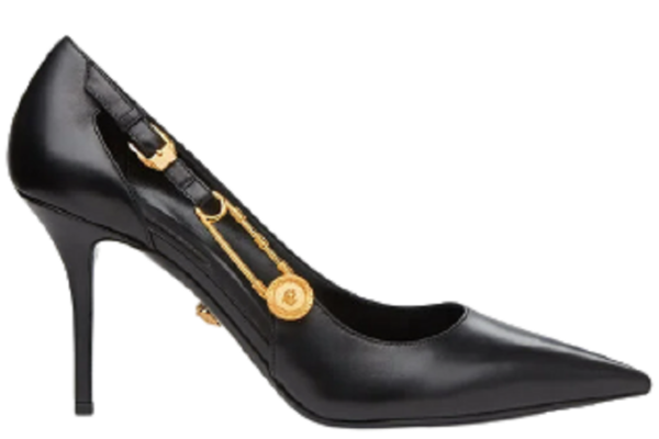 Giày Versace Safety Pin Leather DST477M-DVT2P-D41OH