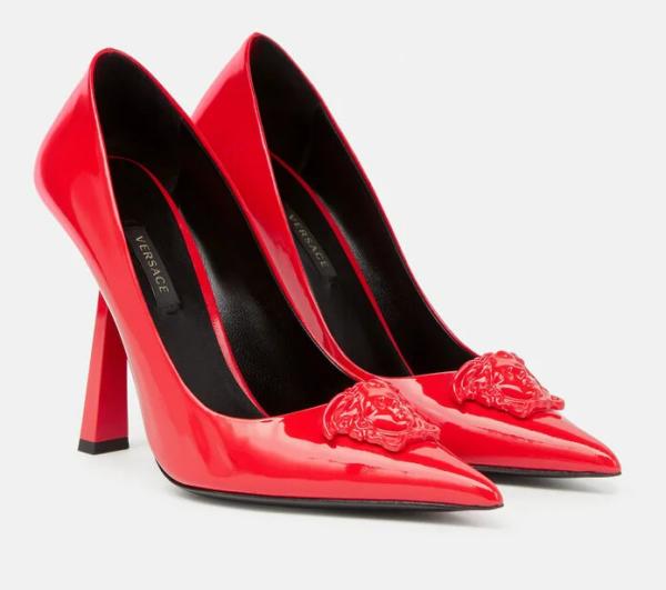 Giày Versace La Medusa Naplak Pumps DST625O-D1VE-1R140 - Ảnh 3