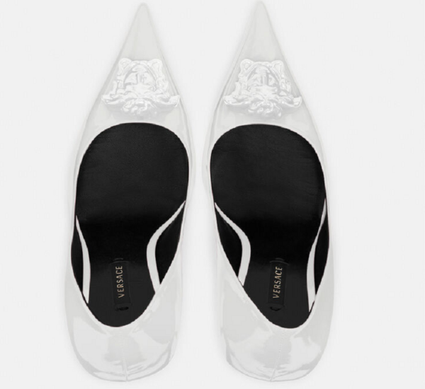 Giày Versace La Medusa Naplak Pumps DST625O-D1VE-1W040 - Ảnh 2