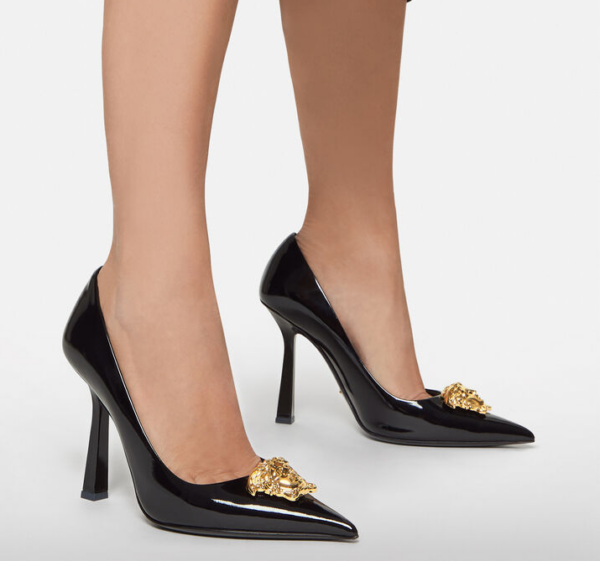 Giày Versace La Medusa Naplak Pumps DST625O-D1VE-KVO41 - Ảnh 5