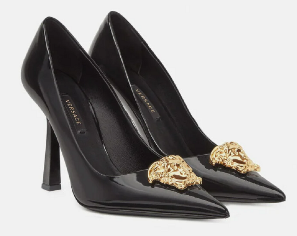 Giày Versace La Medusa Naplak Pumps DST625O-D1VE-KVO41 - Ảnh 4