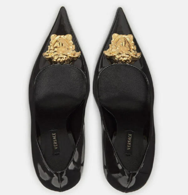 Giày Versace La Medusa Naplak Pumps DST625O-D1VE-KVO41 - Ảnh 3