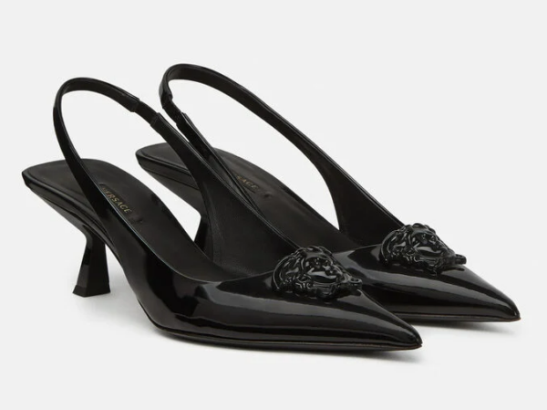 Giày Versace La Medusa Naplak Sling-Back Pumps DST638H-D1VE-D41XN - Ảnh 3