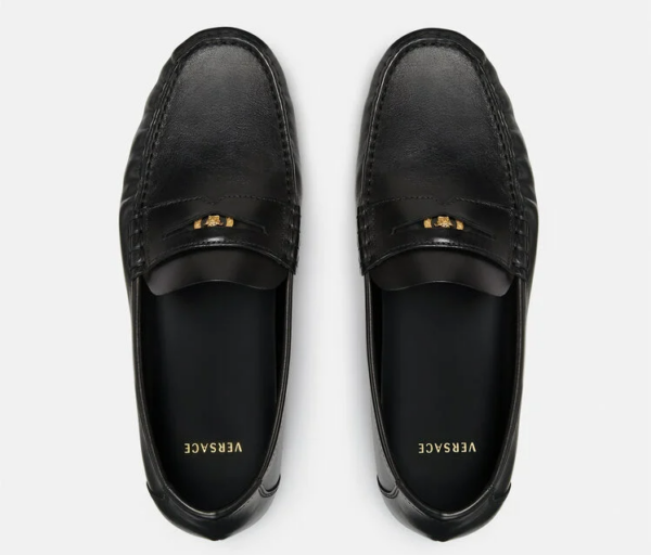 Giày Versace Leather Loafers 'Black' DSU7564-DVTX1G-KVO41 - Ảnh 3