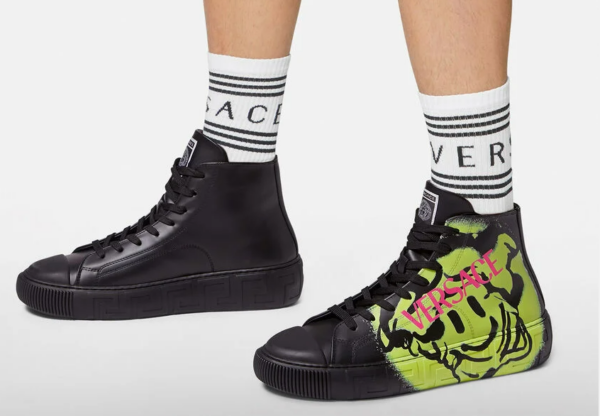 Giày Versace Greca Medusa Tag 'Black' DSU8403-1A01998-2B670 - Ảnh 4
