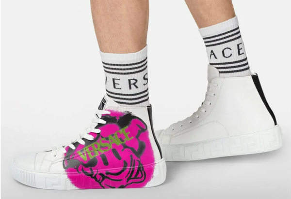 Giày Versace Greca Medusa 'White Pink' DSU8403-1A01998-2W090 - Ảnh 5