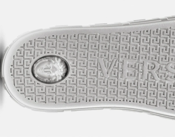 Giày Versace Greca Trainers 'White Silver' DSU8404-1A00821-2W270 - Ảnh 4