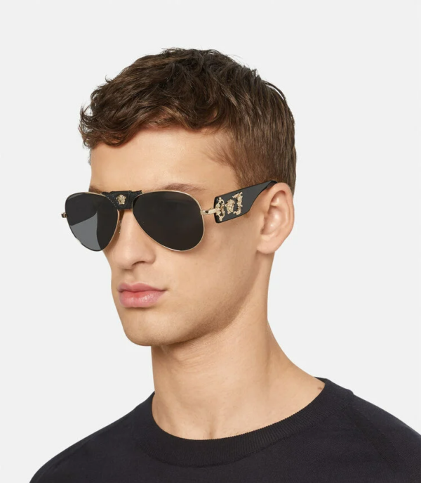 Kính Versace Baroque Pilot O2150Q-O100287-ONUL - Ảnh 4