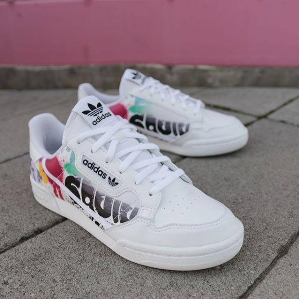 Giày Adidas Continental 80 J 'Graffiti' EE6484 - Ảnh 2