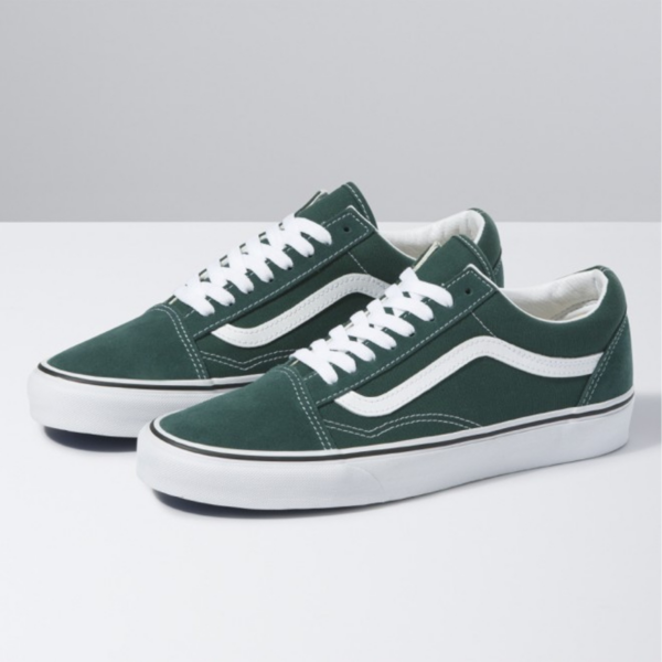 Giày Vans UA Old Skool 'Green White' VN0A4U3B2NC - Ảnh 2