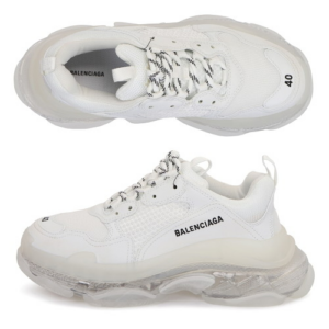 Alternative view of Giày Balenciaga Triple S Sneaker 'Clear Sole White' 541624-W2FB1-9000