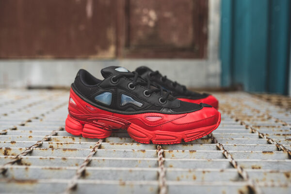 Giày Adidas Raf Simons x Ozweego 3 'Core Black Scarlet' DA8775 - Ảnh 7