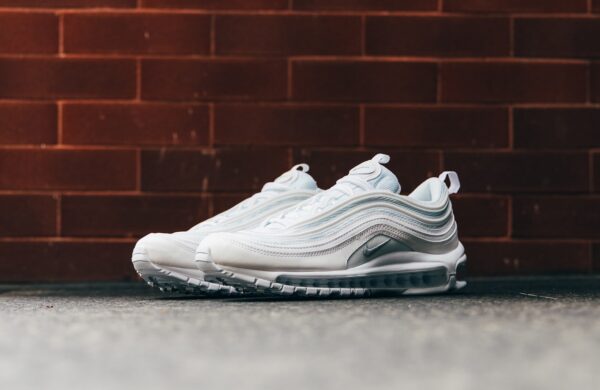 Giày Nike Air Max 97 'Triple White Wolf Grey' 921826-101 - Ảnh 7