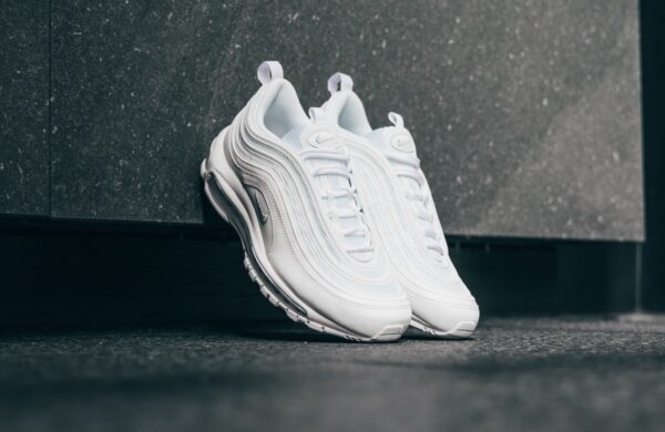 Giày Nike Air Max 97 'Triple White Wolf Grey' 921826-101 - Ảnh 9