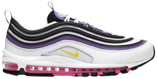 Giày Nike Air Max 97 'White Dynamic Yellow Violet' 921826-106