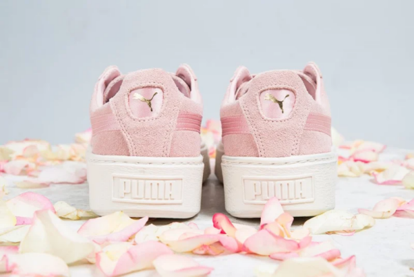 Giày Puma Suede Platform Satin 'Silver Pink' 365828-03 - Ảnh 5