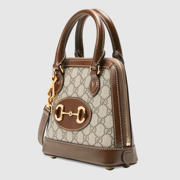 Túi Gucci Horsebit 1955 'Beige Dark Brown' - Ảnh 4
