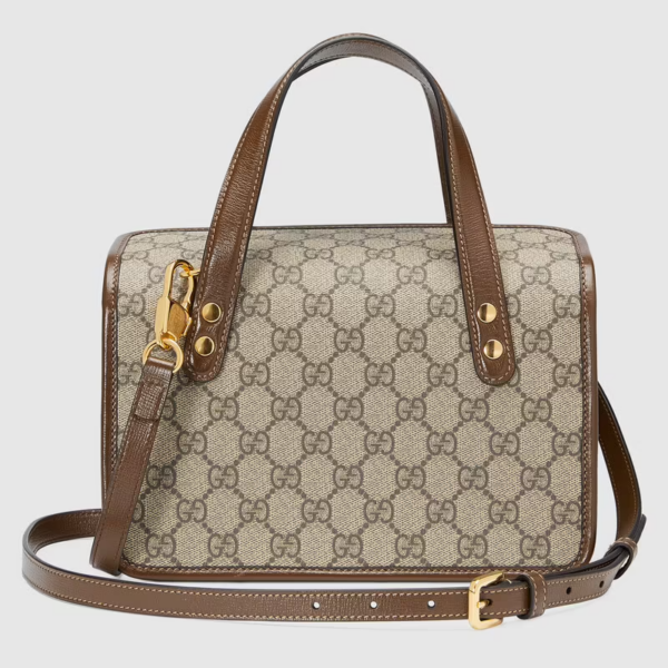 Túi Gucci Horsebit 1955 'Beige Brown' Leather - Ảnh 4