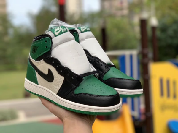 Giày Nike Air Jordan 1 Retro High OG GS 'Pine Green' 575441-302 - Ảnh 8