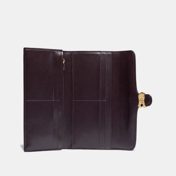 Ví Coach Tabby Long Wallet Black Gold Z7UBRVXUXL - Ảnh 3