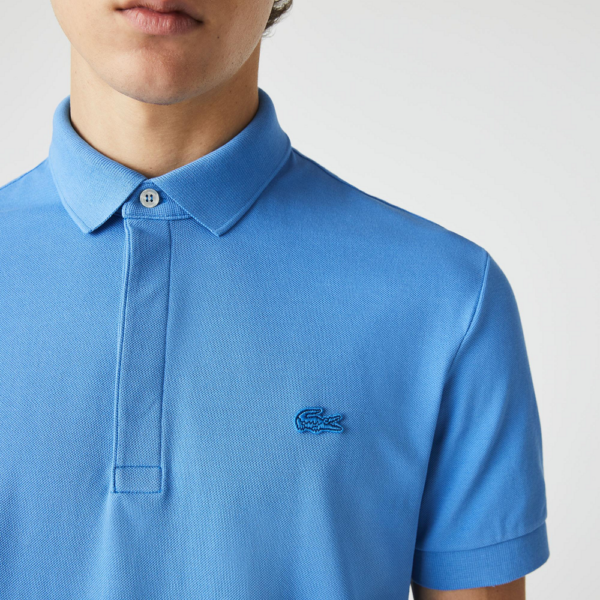 Áo Lacoste Paris Regular Fit Polo Shirt 'Blue' PH5522-51-L99 - Ảnh 3