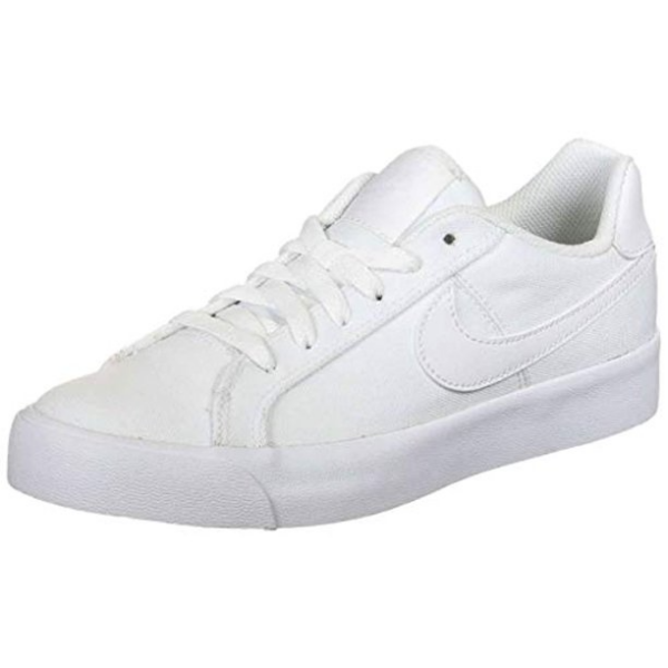 Giày Nike Court Royale AC Canvas Triple White CD5405-101 - Ảnh 3