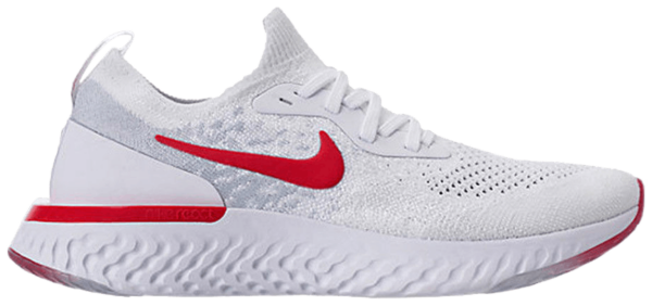Giày Nike Epic React Flyknit "White University Red" 943311-106
