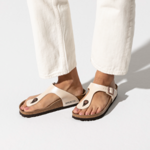 Dep Birkenstock Gizeh Birko Flor 'Pearl White' 943871