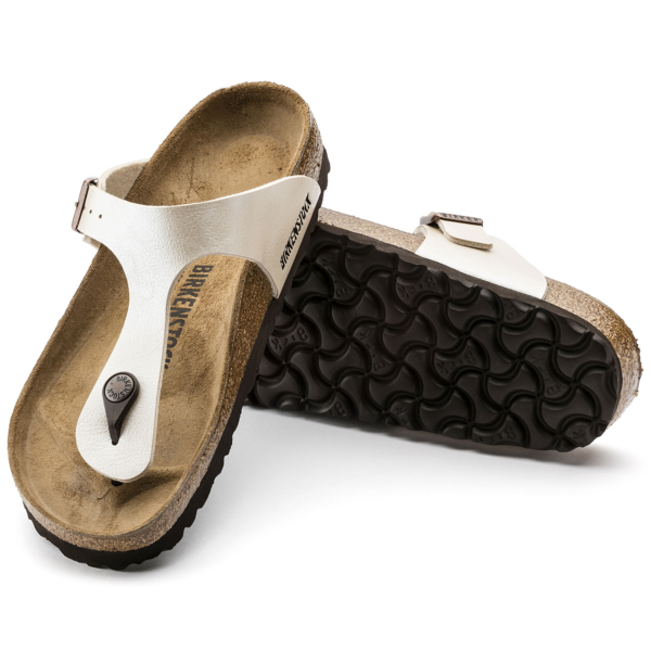 Dep Birkenstock Gizeh Birko Flor 'Pearl White' 943871