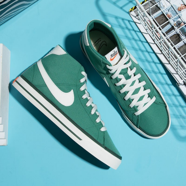 Giày Nike Court Legacy Canvas Mid Green Noise DM3363-300 - Ảnh 3