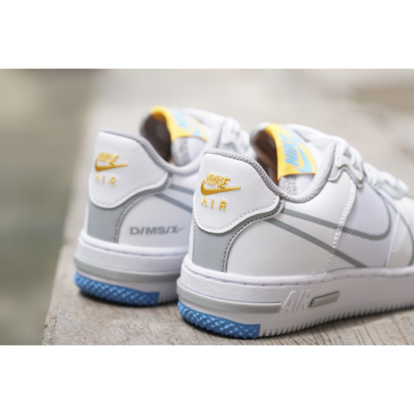 Giày Nike Air Force 1 React ' White Light Smoke Grey ' CT5117-102 - Ảnh 2