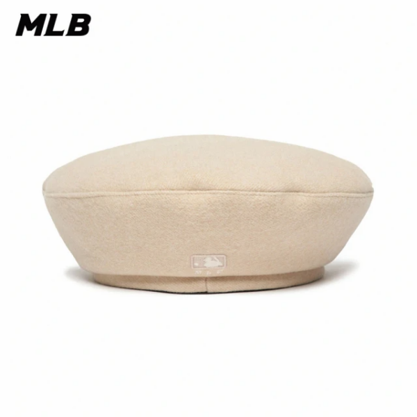 Mũ MLB Flex Beret Boston Red Sox Begie 3ACBB0116-43BGS - Ảnh 4