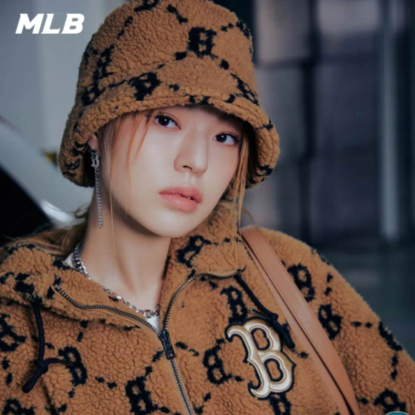 Mũ MLB Monogram Diamond Fleece Bucket Hat Boston Red Sox 3AHTM1316-43BGD - Ảnh 3