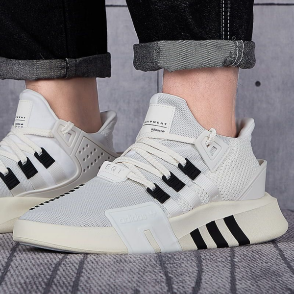 Giày Adidas EQT BASK ADV Beige 'White Black' FZ0042 - Ảnh 7