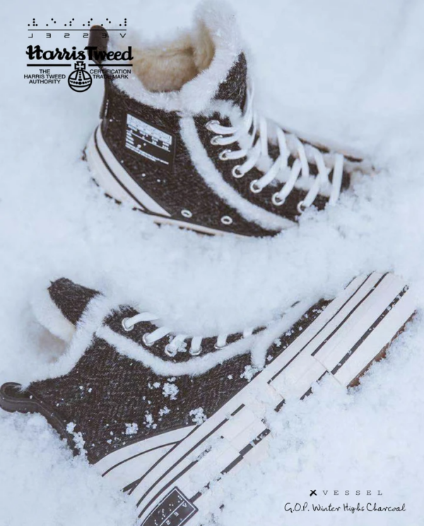 Giày XVESSEL G.O.P. Winter Highs Charcoal - Ảnh 5