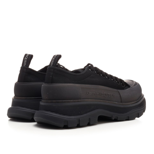 Giày Alexander McQueen Black Mesh Tread Slick 662672-W4Q31-1327 - Ảnh 2