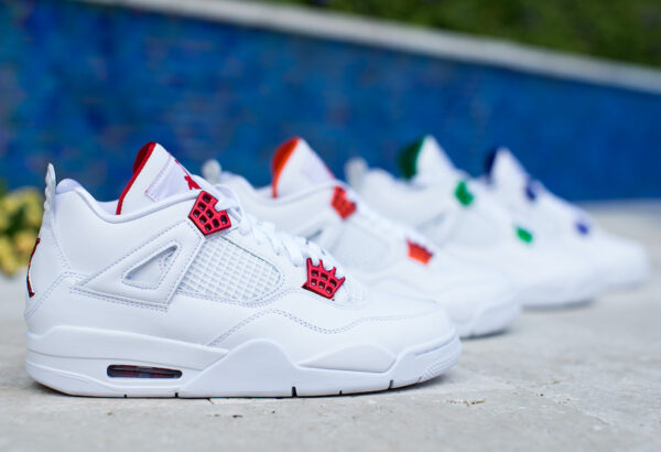 Giày Nike Air Jordan 4 Retro 'Orange Metallic' CT8527-118 - Ảnh 6