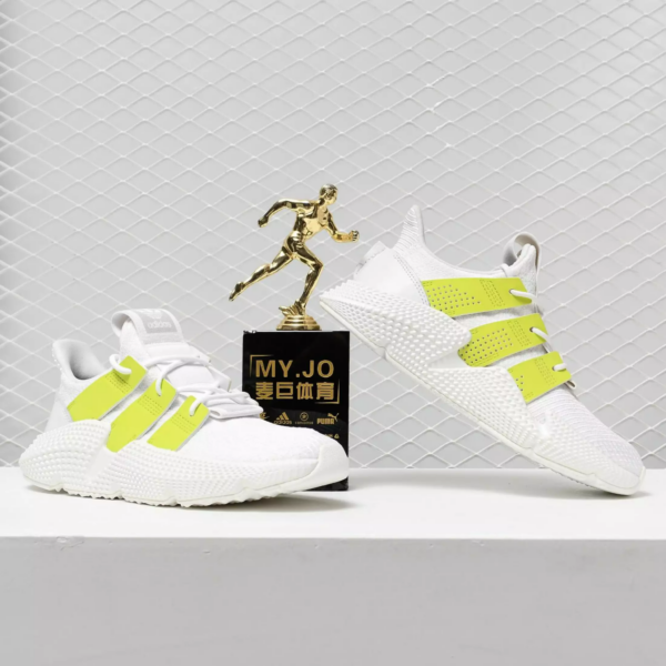 Giày W Adidas Prophere White Volt B37659 - Ảnh 3