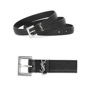 Alternative view of Thắt lưng Saint Laurent Monogram Black Belt 612616-BRM0E-1000