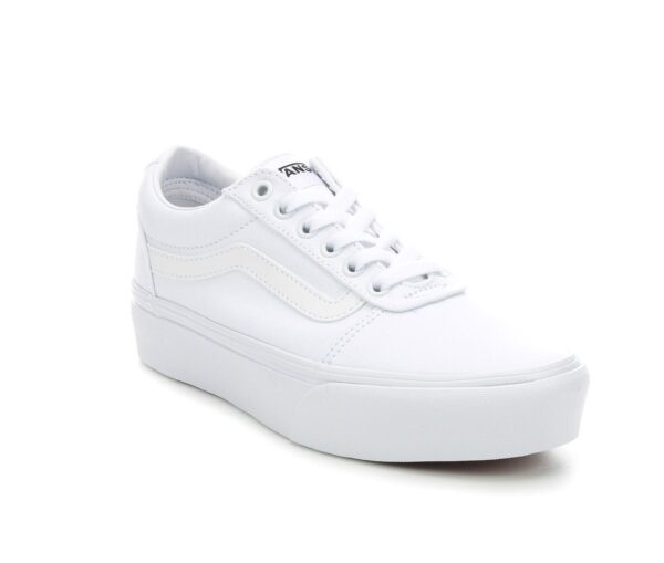 Giày Vans Ward Platform 'All White' VN0A3TLC0RG - Ảnh 2
