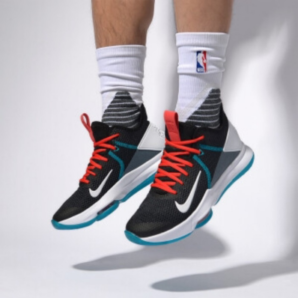 Giày Nike LeBron Witness 4 'Black Red Glass Blue' BV7427-005 - Ảnh 6