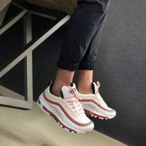 Alternative view of Giày Nike Air Max 97 GS 'Script Swoosh' CQ4817-100