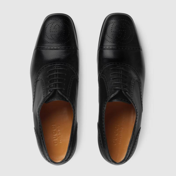Giày Gucci Men's Lace Up 598300 D3V00 1000 - Ảnh 4