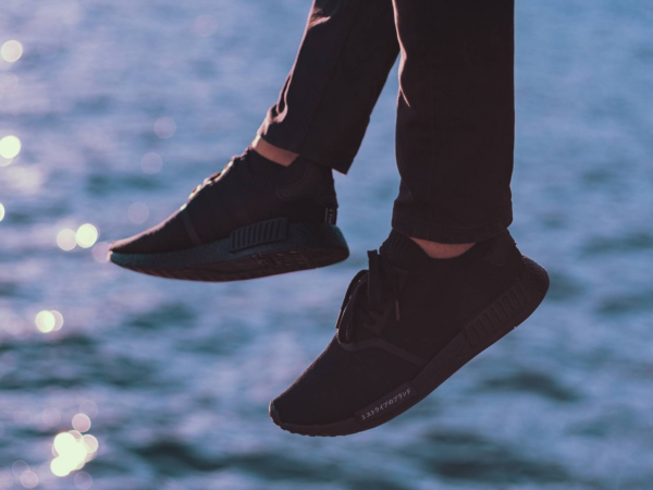Giày Adidas NMD R1 Primeknit 'Japan Triple Black' BZ0220 - Ảnh 4