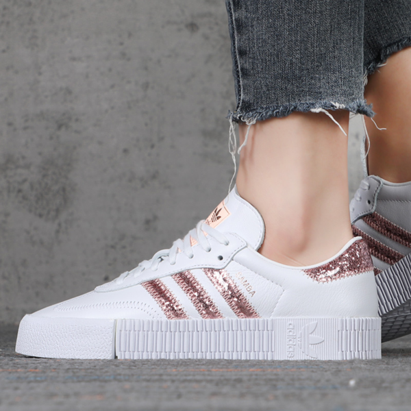 Giày Adidas Samba Rose Wmns 'Cloud White' FX3816 - Ảnh 2