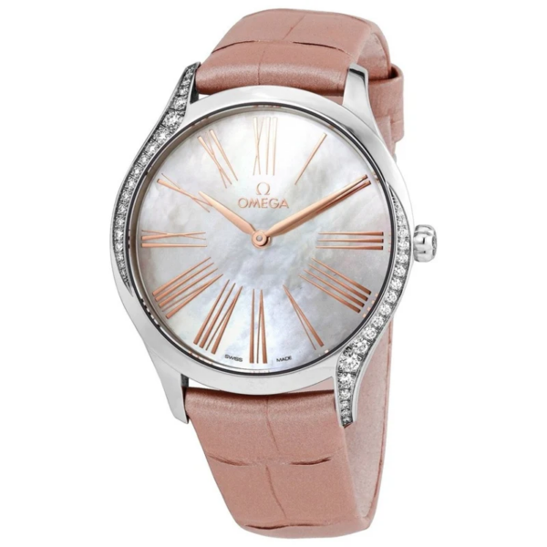 Đồng Hồ Omega De Ville Tresor Quartz 'Pink' 428-18-36-60-05-002 - Ảnh 3