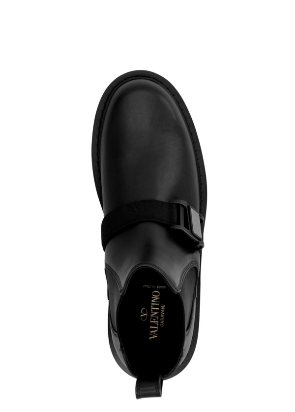 Giày Valentino Calfskin Beatle Boot UY0S0D90JZI0NO - Ảnh 3