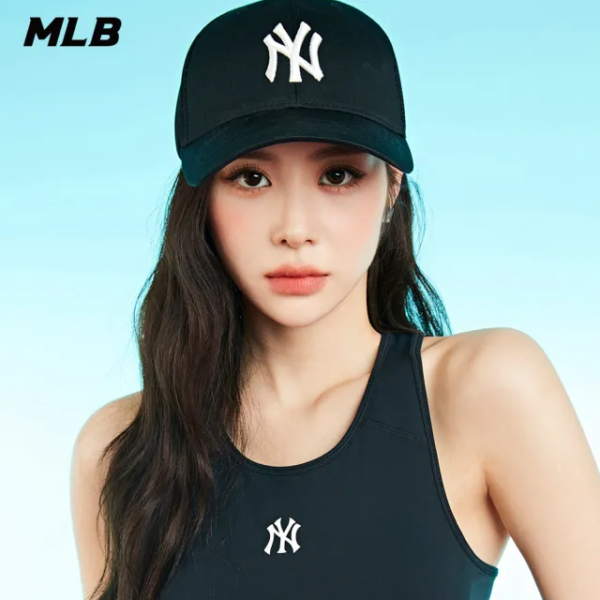 Mũ MLB Basic Mesh Cap NY Yankees Black 3AMC00123-50BKS - Ảnh 2