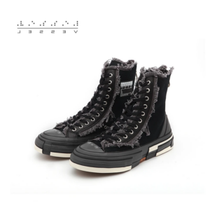 Alternative view of Giày xVESSEL G.O.P. Highs for Yohji Yamamoto Black FN-E03-062-1